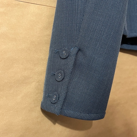 Proenza Schouler White Label Lucas Jacket in Wool Melange Denim Blazer Size 4 - Picture 10 of 11